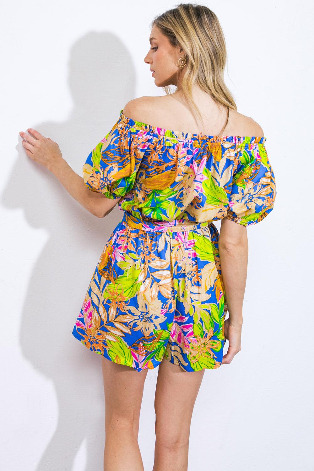 OH SO LOVELY  WOVEN ROMPER Flying Tomato