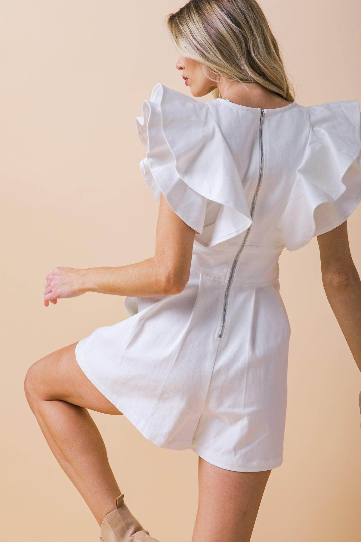 CHILLY MOMENT TWILL ROMPER Flying Tomato