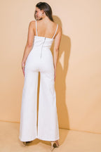 PERFECT SHINE TWILL JUMPSUIT Flying Tomato