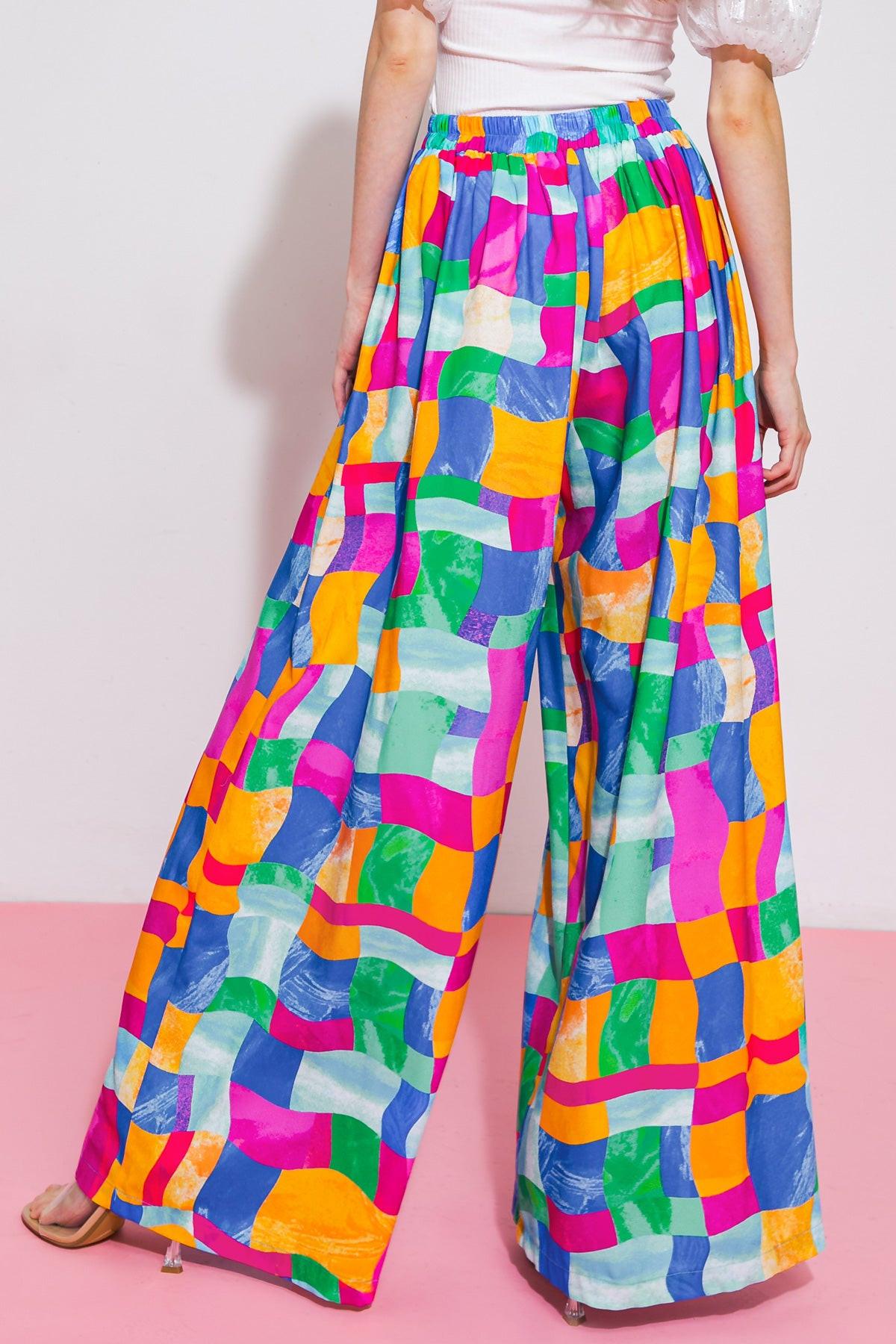 LOVELY STATEMENT WOVEN PANTS Flying Tomato
