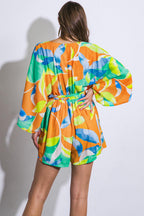 QUITTING TIME WOVEN ROMPER Flying Tomato