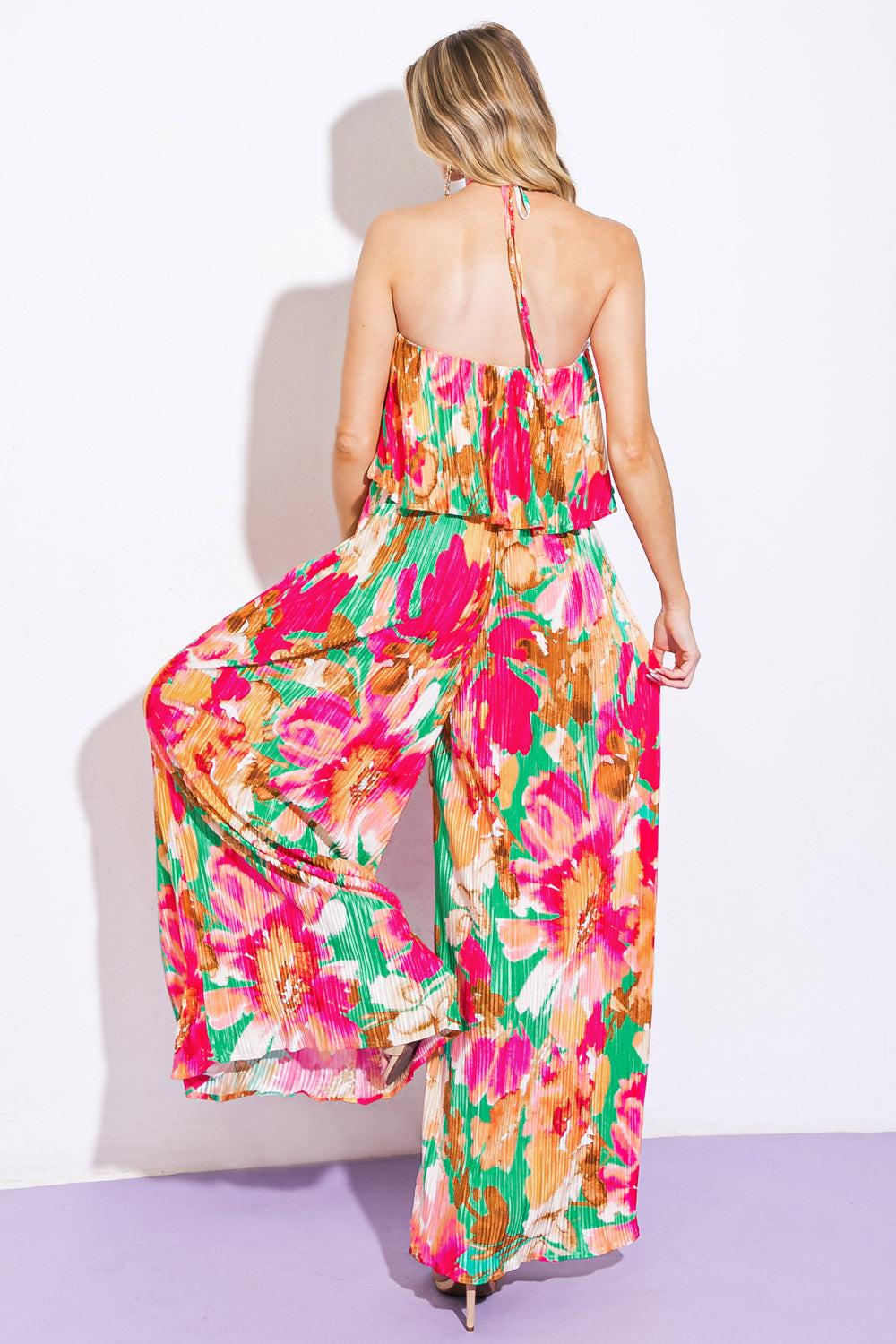 SWING OF THINGS PLISSE JUMPSUIT Flying Tomato