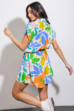 TUCKED AWAY WOVEN ROMPER Flying Tomato