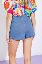 SUNNY ROMANCE DENIM SKORT Flying Tomato
