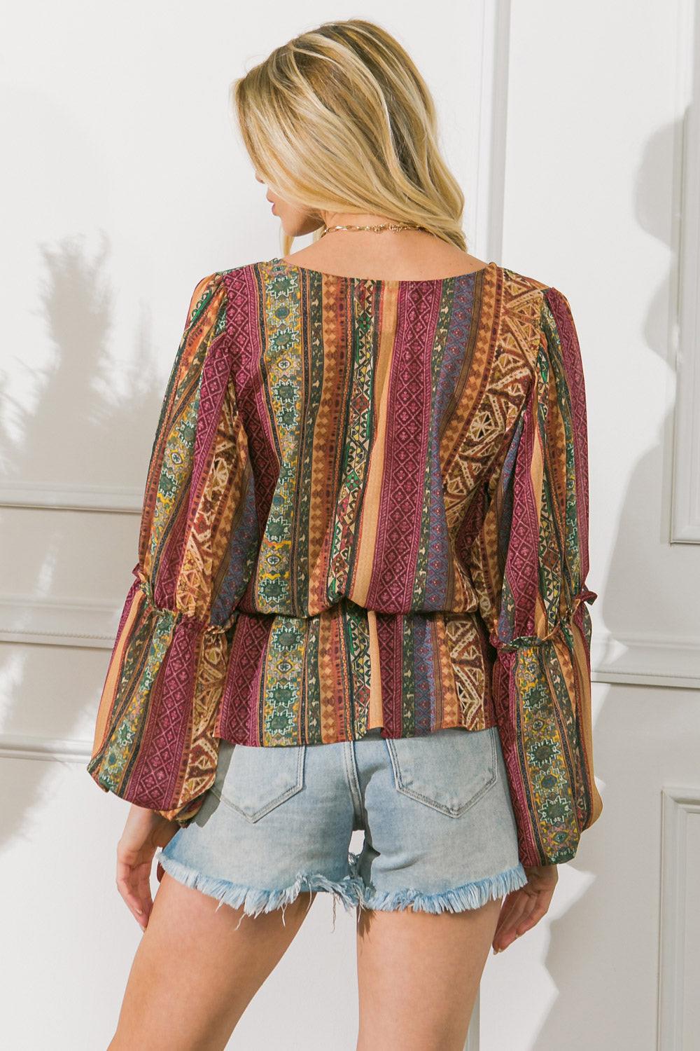 THRILLED FOR THIS WOVEN TOP Flying Tomato