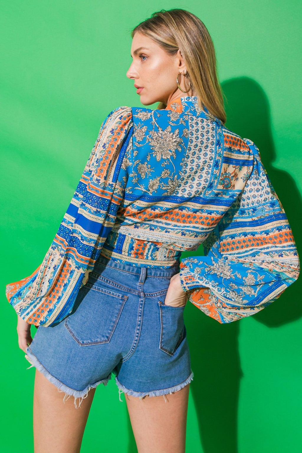 LOVELY FAME WOVEN TOP Flying Tomato
