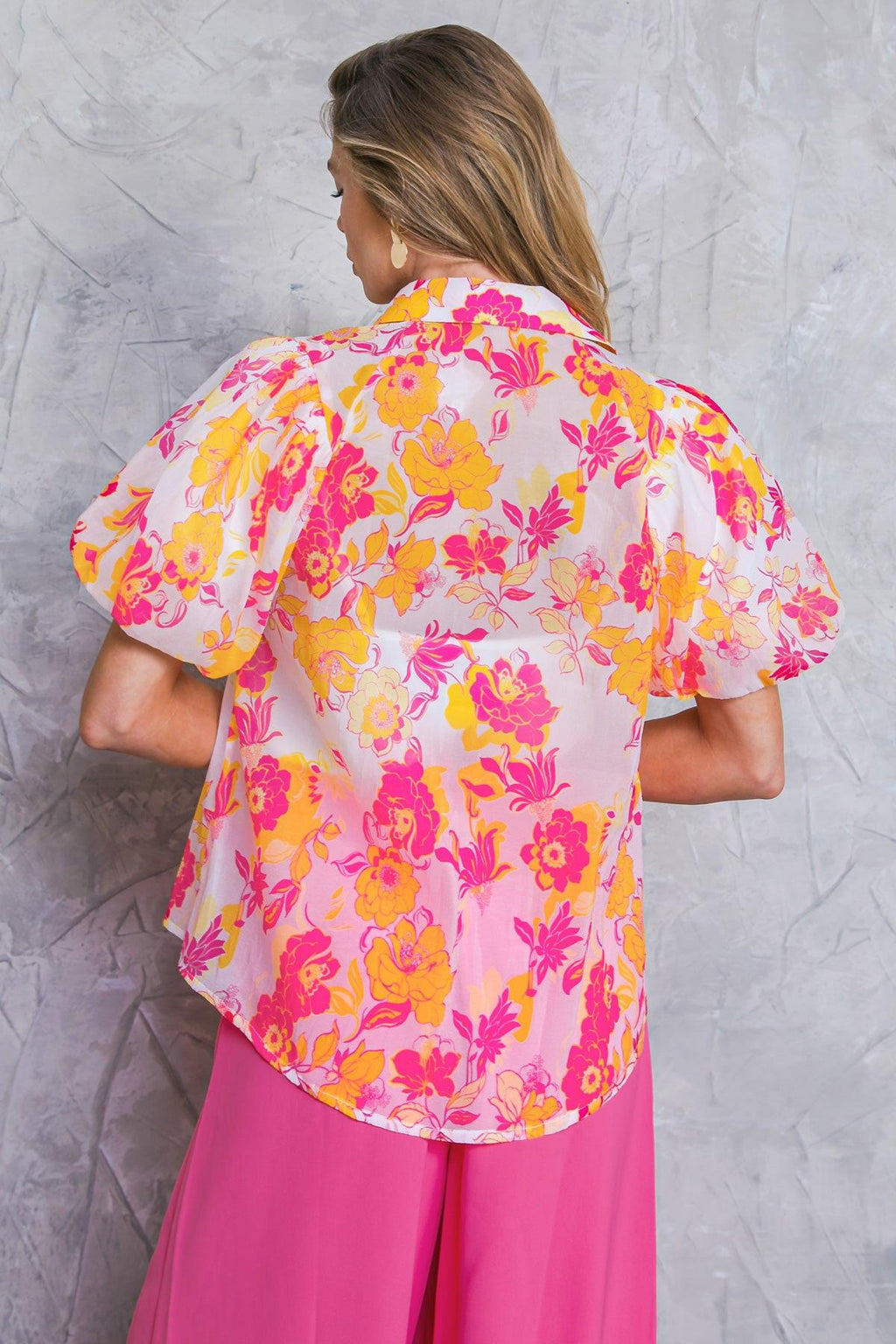 EFFORTLESS OUTLOOK WOVEN TOP Flying Tomato