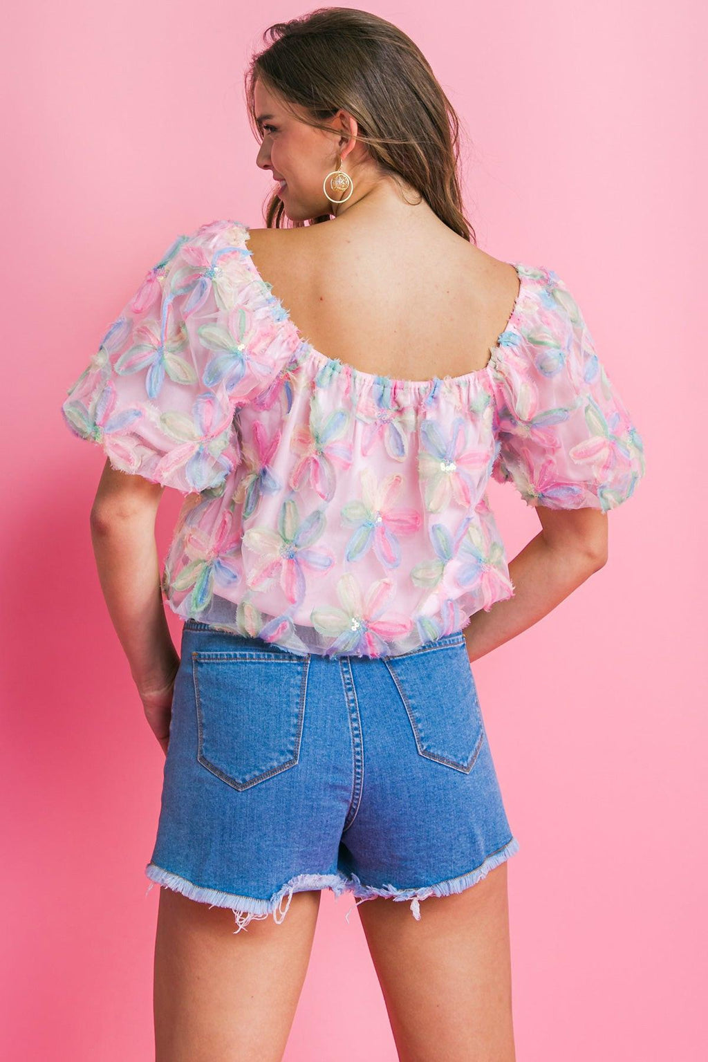 LIFETIME OF LOVE WOVEN TOP Flying Tomato