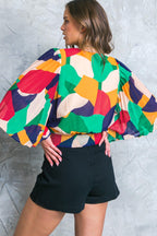 LOOKING MY BEST WOVEN TOP Flying Tomato