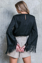 LOVE EVERY DAY WOVEN BODYSUIT Flying Tomato