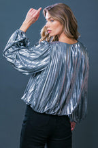 KEY IT DOWN WOVEN TOP Flying Tomato