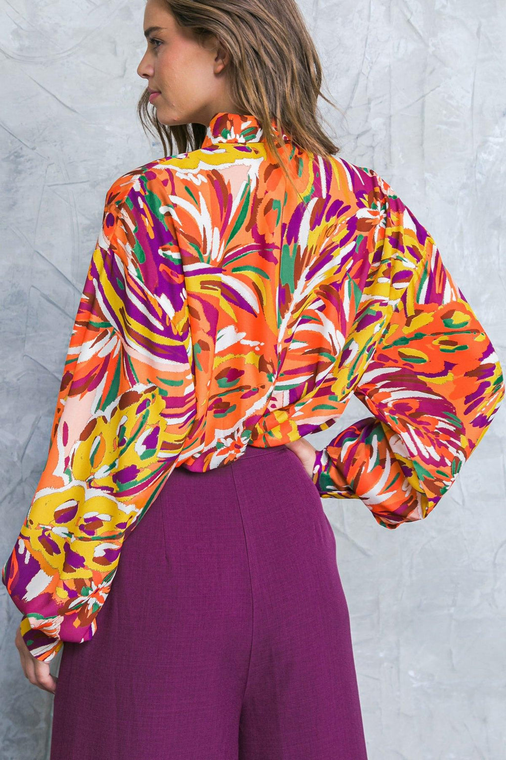 FAMOUS BEHAVIOR WOVEN TOP Flying Tomato
