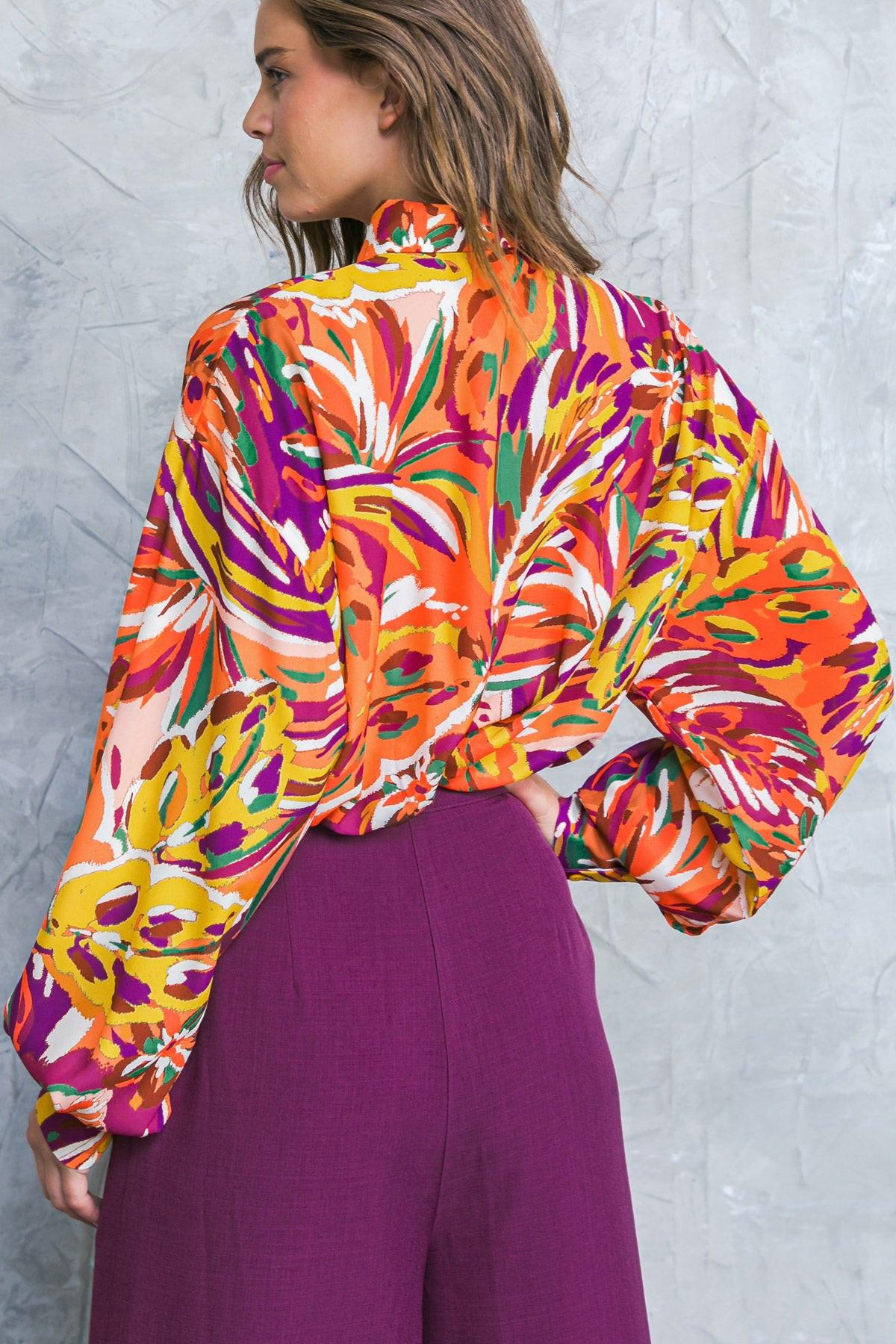 FAMOUS BEHAVIOR WOVEN TOP Flying Tomato