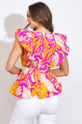 NEED A LITTLE MORE WOVEN TOP Flying Tomato