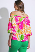 BREAKING HEARTS WOVEN TOP Flying Tomato
