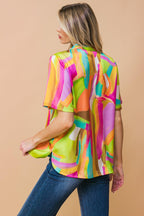 ELEVATED OPTION WOVEN TOP Flying Tomato