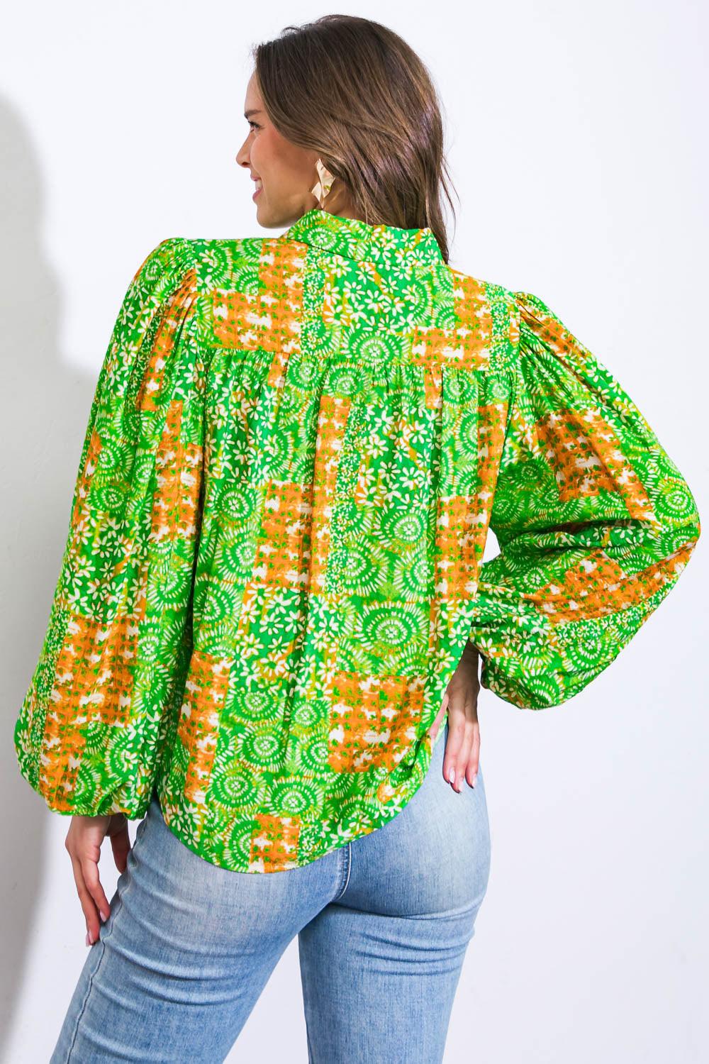 ALL OF MY LOVE WOVEN TOP Flying Tomato
