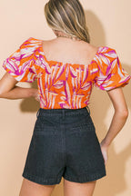 A WORLD OF GOOD WOVEN CROP TOP Flying Tomato
