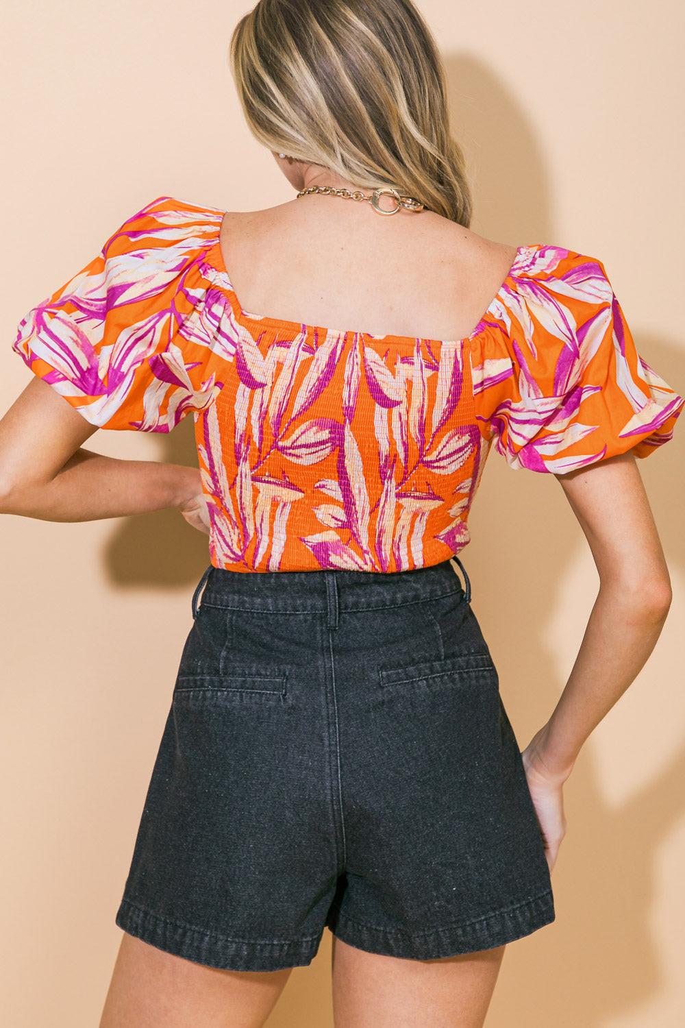 A WORLD OF GOOD WOVEN CROP TOP Flying Tomato