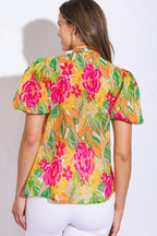 DAY DOWNTOWN WOVEN TOP Flying Tomato