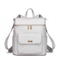 Signature Diaper Bag Stone Grey Luli Bebe