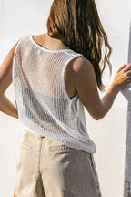 LOST IN THE WAVES WOVEN TANK TOP Flying Tomato