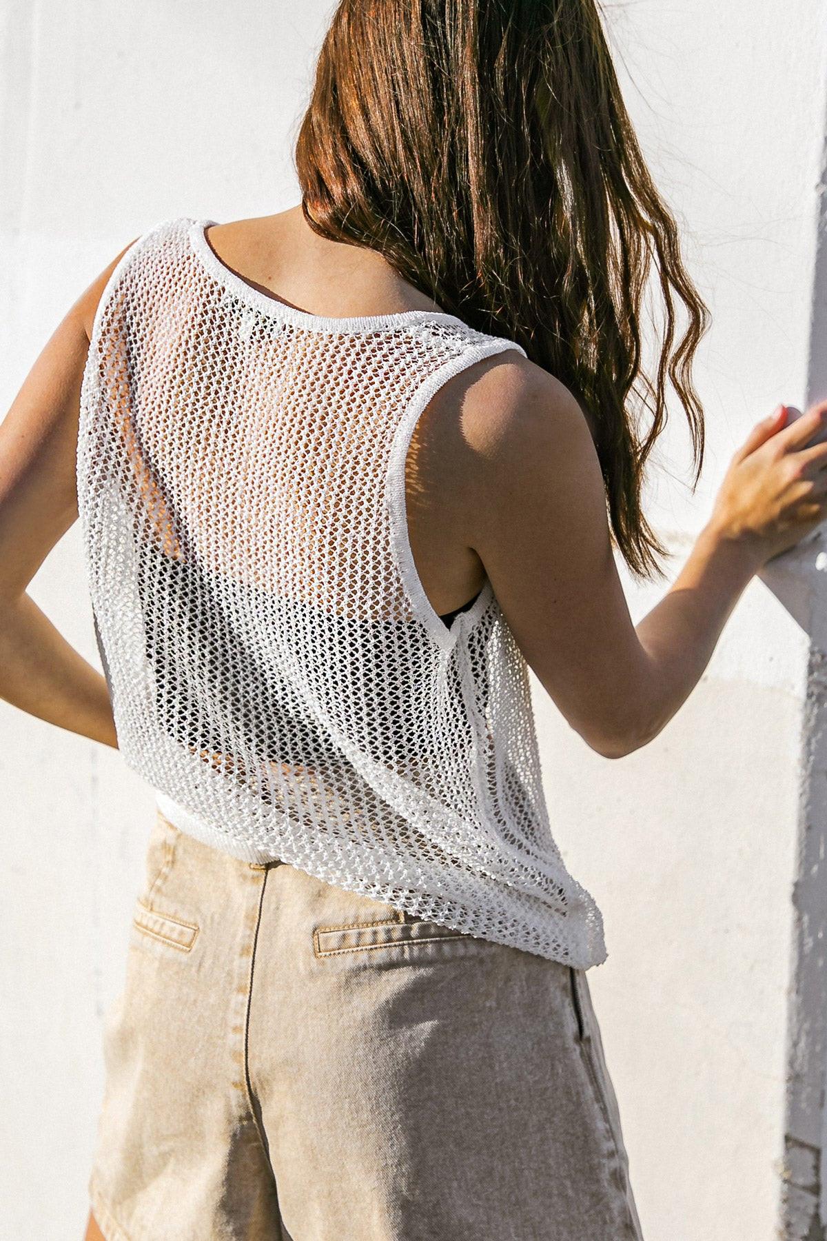 LOST IN THE WAVES WOVEN TANK TOP Flying Tomato