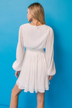 DAY IN THE CITY WOVEN MINI DRESS Flying Tomato