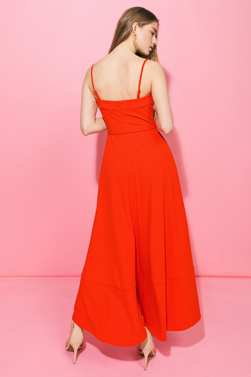 WATCH ME GO WOVEN HI-LO DRESS Flying Tomato