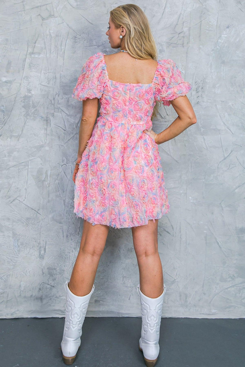 THE MOST NOTABLE WOVEN MINI DRESS Flying Tomato