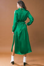 IT'S YOUR PLACE WOVEN MIDI DRESS Flying Tomato