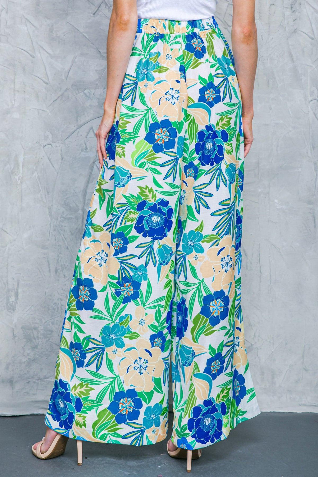 FLORAL IN THE WORLD WOVEN PANTS Flying Tomato