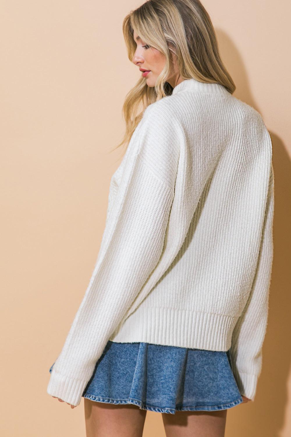 SIMPLE SOLUTIONS SWEATER TOP Flying Tomato
