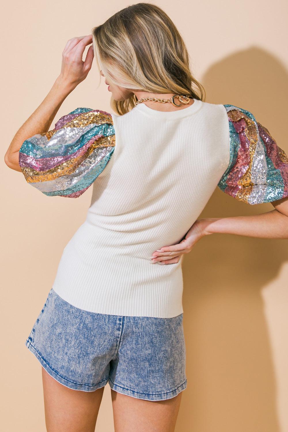 GET CARRIED AWAY SWEATER TOP Flying Tomato