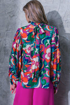 FLOW ALONG WOVEN TOP Flying Tomato
