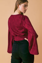 THE RIGHT ADDITION WOVEN TOP Flying Tomato