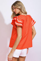 NICE AS CAN BE WOVEN TOP Flying Tomato