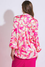 COMING TO MY SENSES WOVEN TOP Flying Tomato