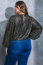 HOPE YOU REMEMBER SEQUIN TOP Flying Tomato