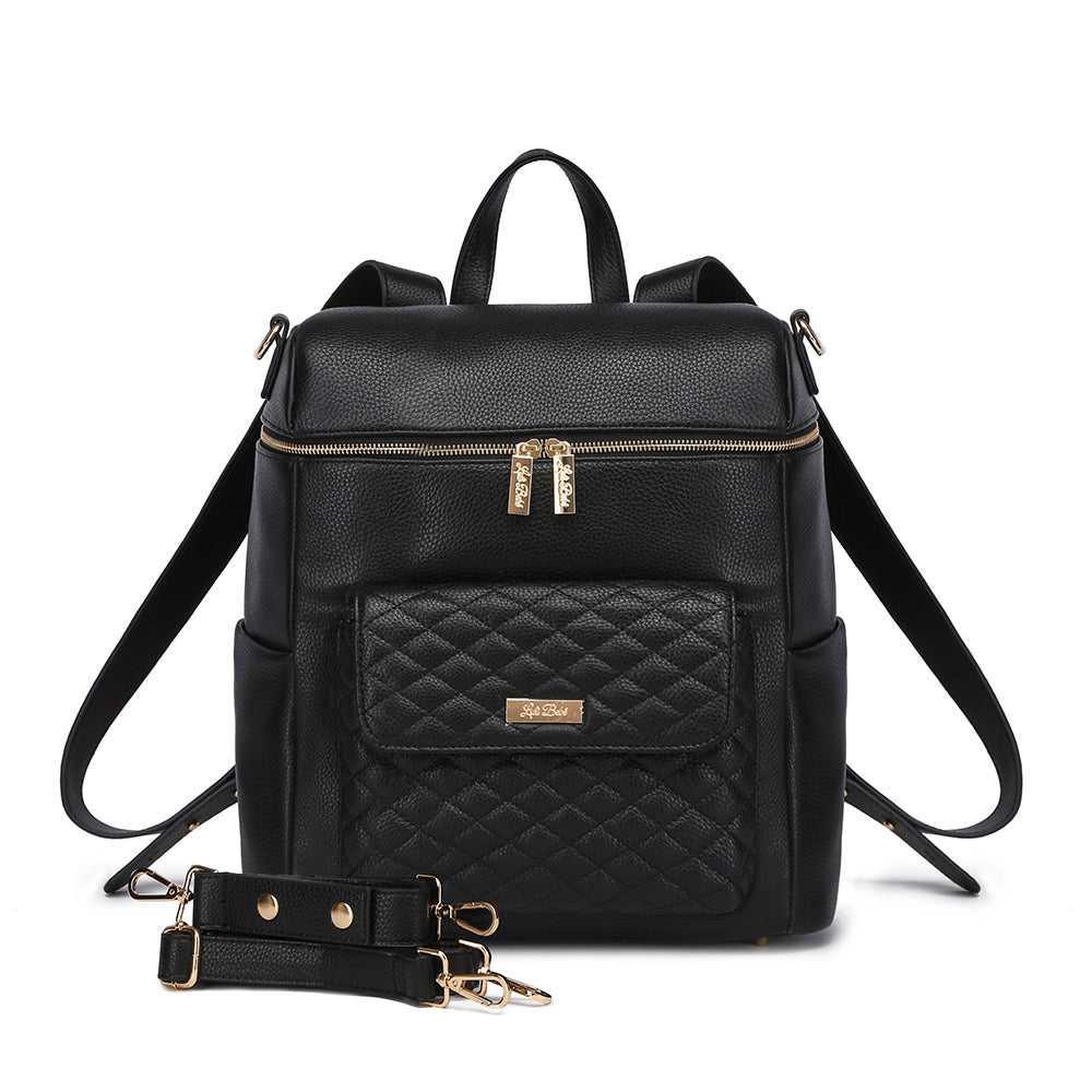 Signature Diaper Bag Ebony Black Luli Bebe