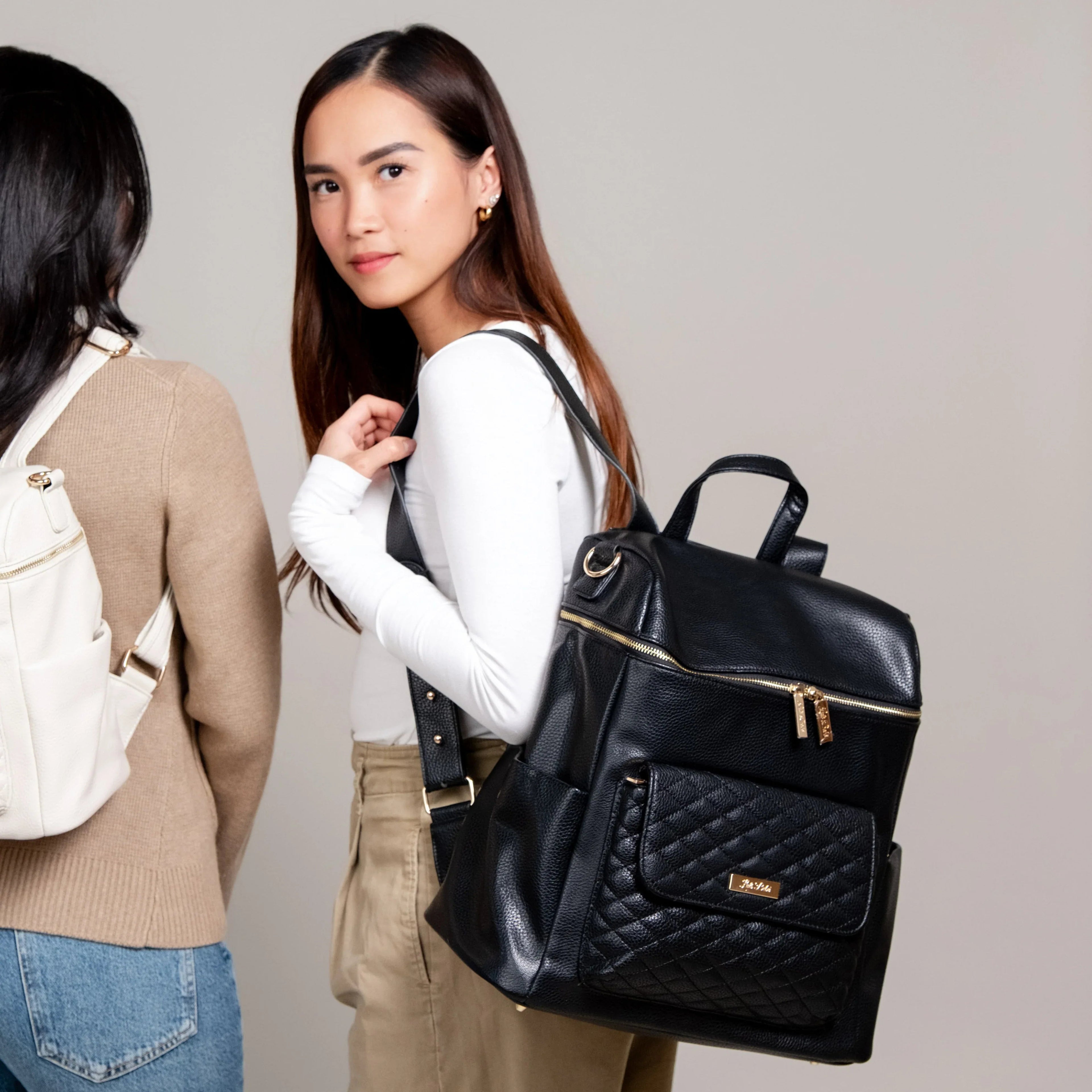 Signature Diaper Bag Ebony Black Luli Bebe