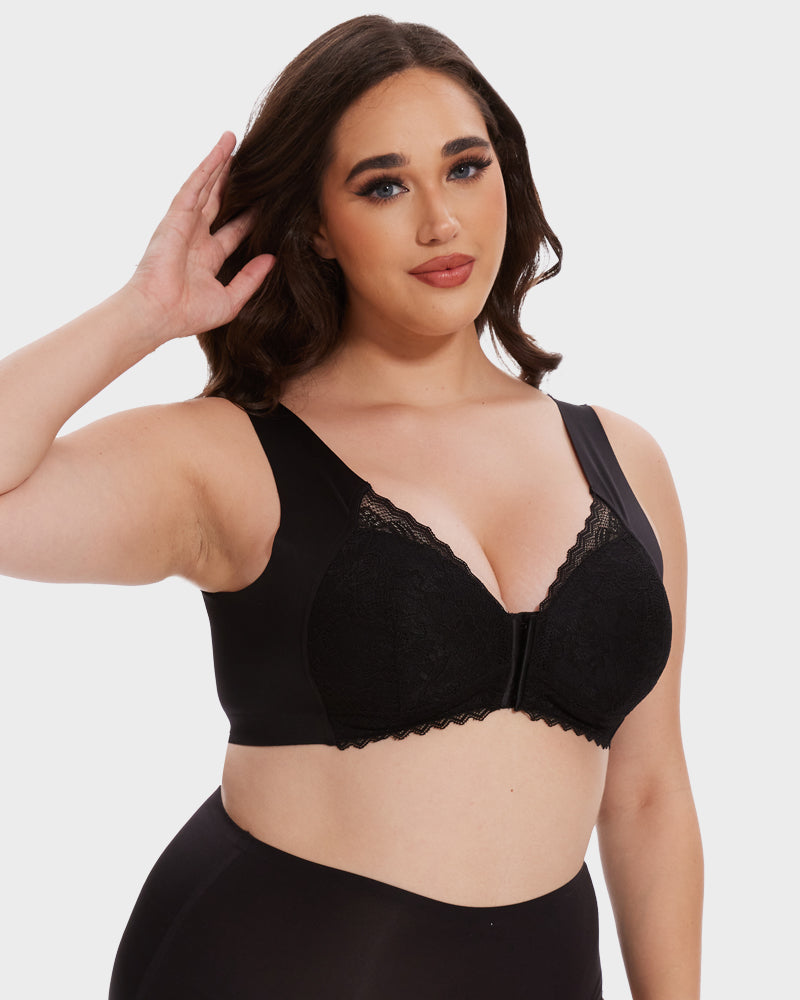 Front Closure '5D' Shaping  Wireless Bra SheCurve