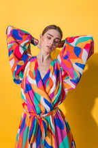 BOSTON GET AWAY WOVEN MINI DRESS Flying Tomato