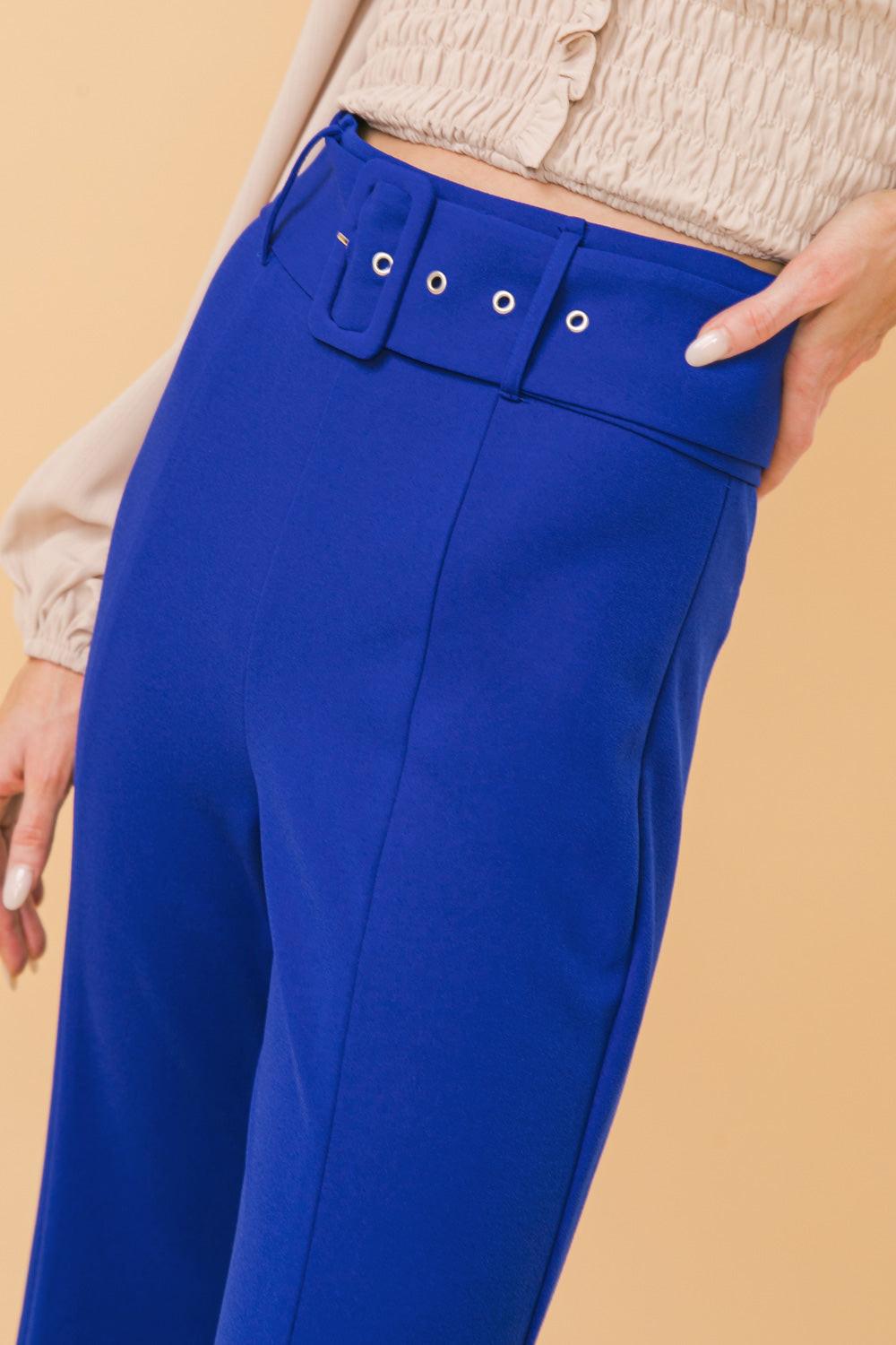 COUNTDOWN THE HOURS WOVEN FLARED PANTS Flying Tomato