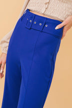 COUNTDOWN THE HOURS WOVEN FLARED PANTS Flying Tomato