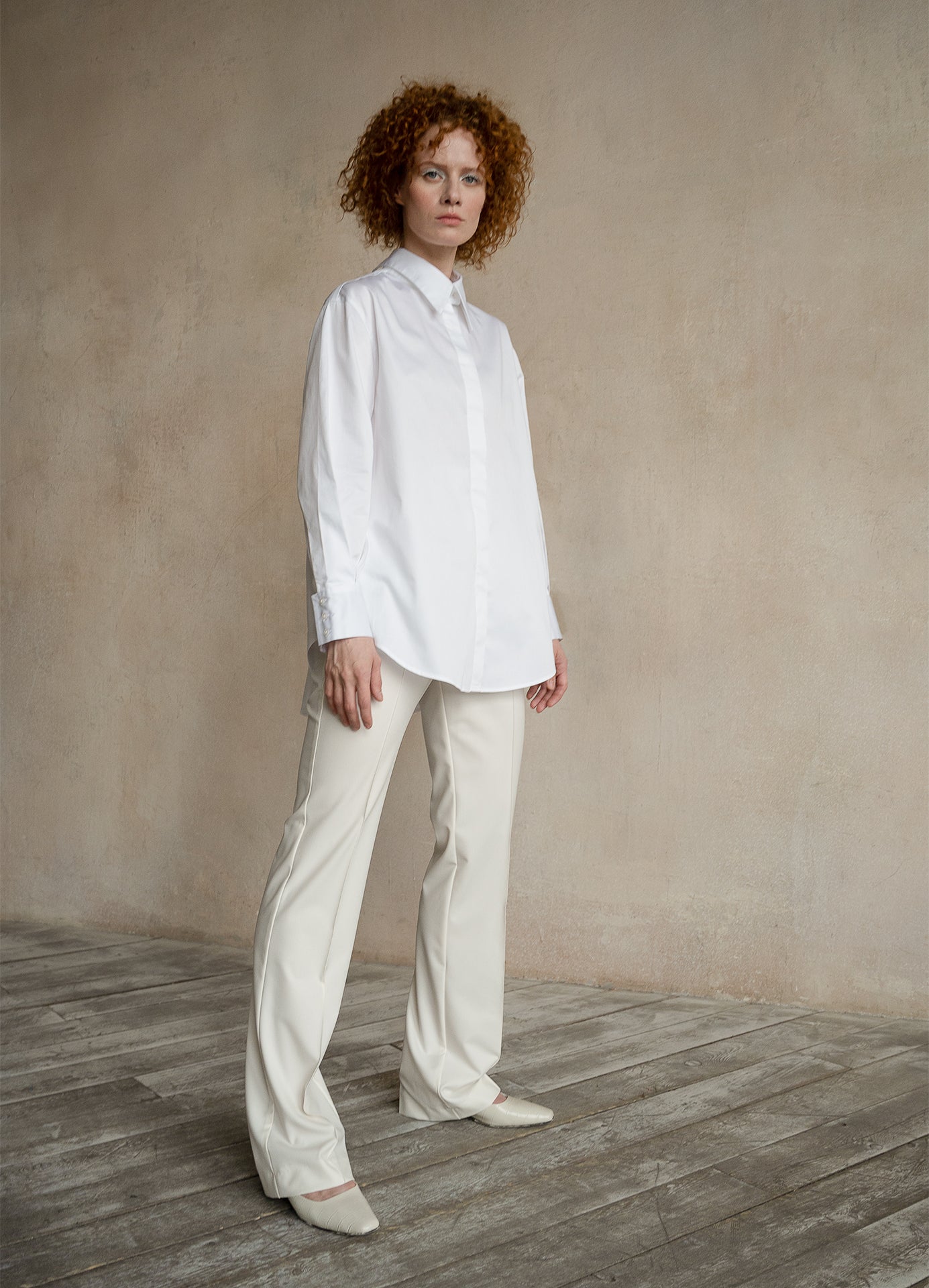 Seconda Relaxed Fit Cotton Business Shirt