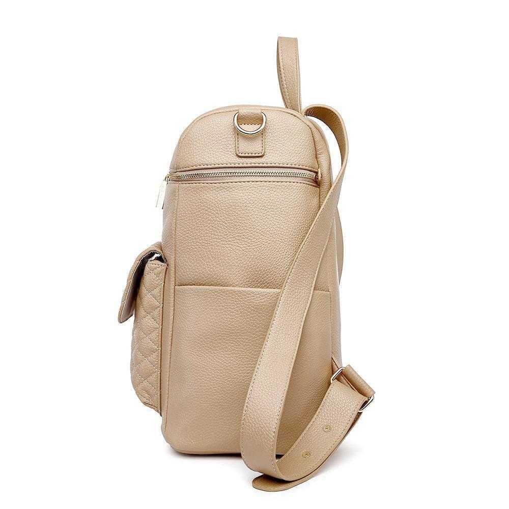 Signature Diaper Bag Latte Brown Luli Bebe