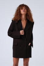 Broadway 3-Piece Monica Tailored Virgin Wool Suit in Dark Coffee ETNA