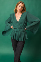 HELLO SWEETHEART PLEATED TOP Flying Tomato