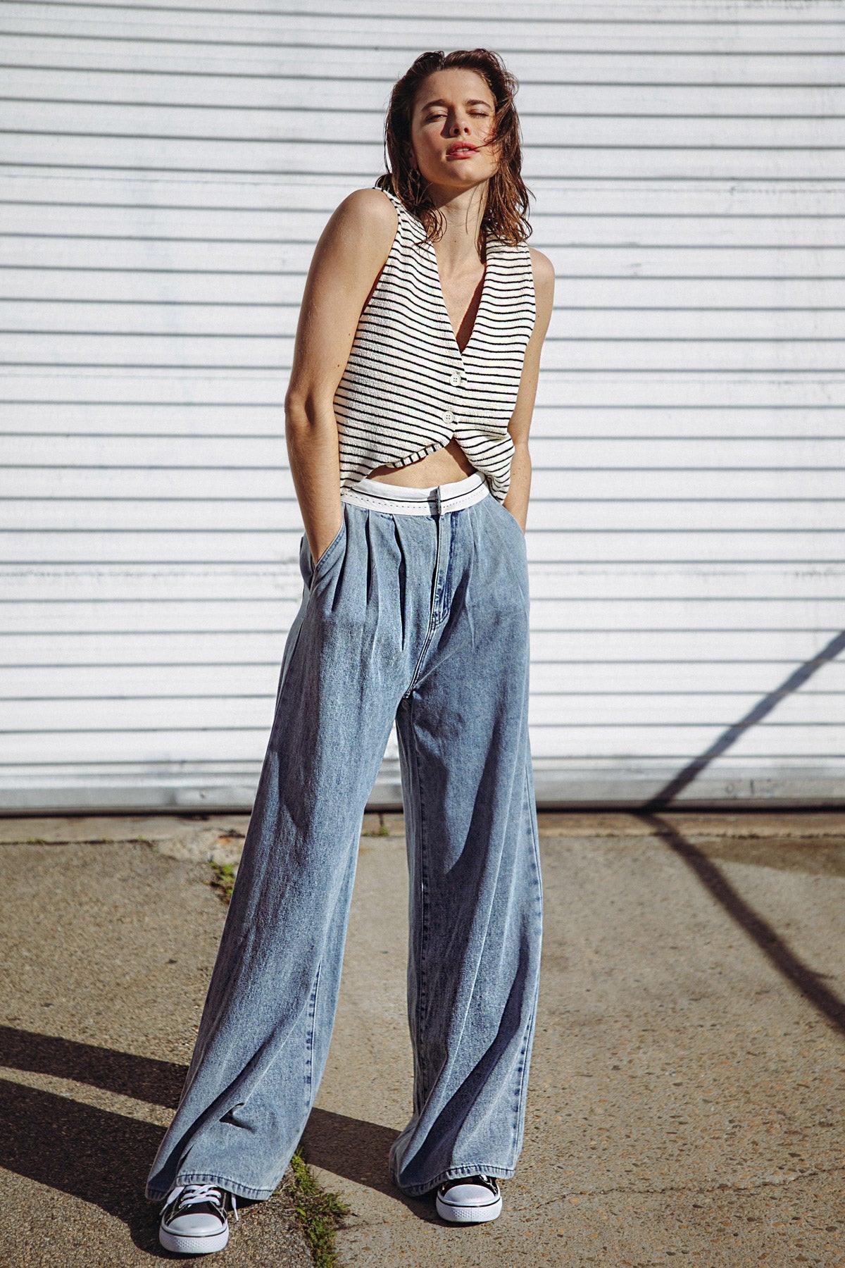 PRETTY ON POINT KNIT VEST Flying Tomato